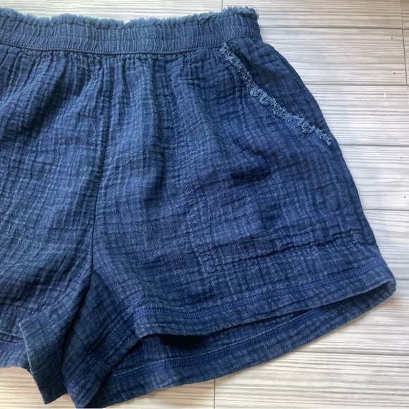 NWT aerie navy blue gauzy shorts size small - Picture 2 of 7